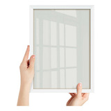 Quadro Moldura A4 21x30 Caixa Alta Com Vidro Certificado