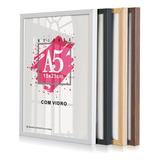 Quadro Moldura A5 15x21 C Vidro Poster Certificado Foto Kit5
