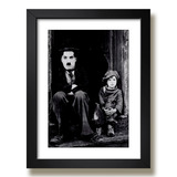 Quadro Moldura Charlie Chaplin