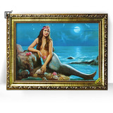 Quadro Moldura Exclusiva Santa Ceia Clara Ceia 44x32