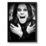Quadro Moldurado Ozzy Osbourne