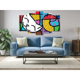 Quadro Mosaico 105x60cm Mod431 Romero Britto