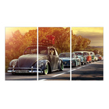 Quadro Mosaico Carros Antigo