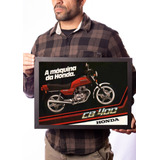 Quadro Moto Honda Cb 400 Propaganda