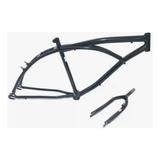 Quadro Motorizada Aro 26 Beach Caiçara Aço Carbono Garfo