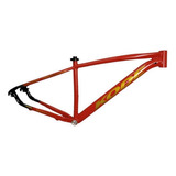 Quadro Mtb Aro 29 Kode Aluminio Vermelho Espiga Reta 9mm