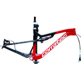Quadro Mtb Full Suspension Corratec Revolution Black red M
