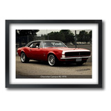 Quadro Muscle Car Chevrolet Camaro Rs 1970 Tipo Paspatur A1