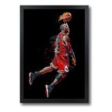 Quadro Nba Michael Jordan