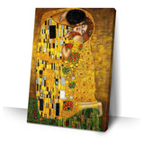 Quadro O Beijo Gustav Klimt 50x75