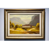 Quadro Oleo Sobre Tela Colada Em Eucatex