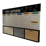 Quadro Organizador Semanal Lousa Lembretes E Avisos Brinde