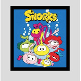 Quadro Os Snorks Smurfs Festa Infantil Retro 80 Show Da Xuxa