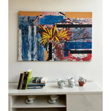 Quadro Painel Pintado A Mão Obra Única Acrílico Em Tela
