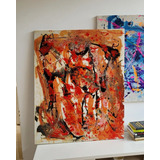 Quadro Painel Pintado A Mão Peça Única Acrílico 80×100cm