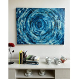 Quadro Painel Pintado A Mão Peça Única Acrílico óleo Canvas