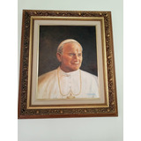 Quadro Papa João Paulo Ii Óleo