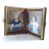 Quadro Par Miniatura Moldura