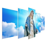 Quadro Para Decoração Mosaico Imagem Maria Mãe De Jesus