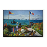 Quadro Para Sala Claude Monet Jardim