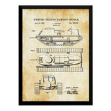 Quadro Patentes Militares Tanque Blindado