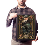 Quadro Peaky Blinders Arte Shelby Poster Na Moldura
