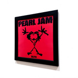 Quadro Pearl Jam Alive Capa Do Disco De Vinil Lp E Cd Luxo