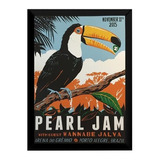 Quadro Pearl Jam Show Porto Alegre