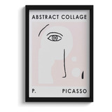 Quadro Picasso Face Line Art Abstrato