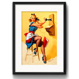 Quadro Pin Up Telefone Retro Vintage