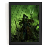 Quadro Pirata Zumbi Fantasy