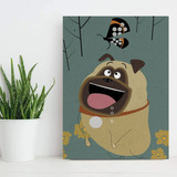 Quadro Placa Decorativa Funny Dog Mod