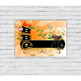 Quadro placa Decorativa Mdf 20x28 Tema Churrasco