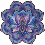 Quadro Placa Decorativa Parede Mandala Flor