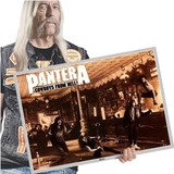 Quadro Placa Fotografia Banda Pantera Rock Poster T A2 32
