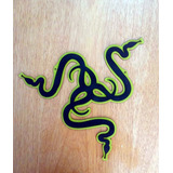 Quadro Placa Logo Razer Em Relevo Decoração Gamer
