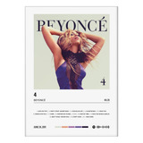Quadro Placa Mdf Beyonce