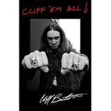 Quadro Placa Poster Mdf Metallica Cliff