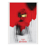 Quadro Placa Poster Rihanna