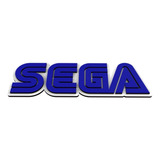 Quadro Placa Sega Em Relevo  Decoração  Gamer 60cm