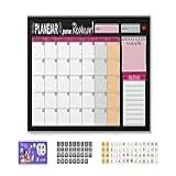 Quadro Planejador Calendário Mensal 91 Imãs Tecnologia