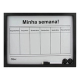 Quadro Planejamento Semanal Lousa Magnetico