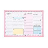 Quadro Planner Soft Colors Chevron Moldua