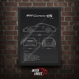 Quadro Porsche 911 Carrera