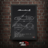 Quadro Porsche 981 Boxster