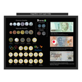 Quadro Porta Colecao Moedas