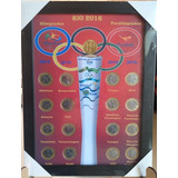 Quadro Porta Moedas Comemorativas Das Olimpiadas