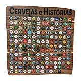 Quadro Porta Tampinhas Rustic 150 Cervejas E Histórias