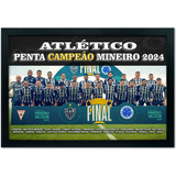 Quadro Poster Atleticomg Pentacampeao