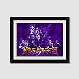 Quadro Poster Banda Rock Musica Megadeth